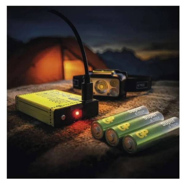 Фото - Фонарь налобный EMOS P3546 550Lm Li-Ion 1000 mAh, налоб.пласт.